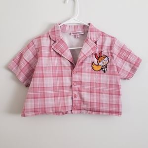 Dolls Kill Power Puff Girls Blossom Crop Top